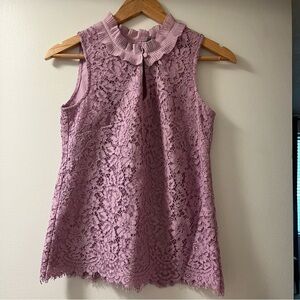 J Crew XXS Sleeveless Blouse (Lavender)